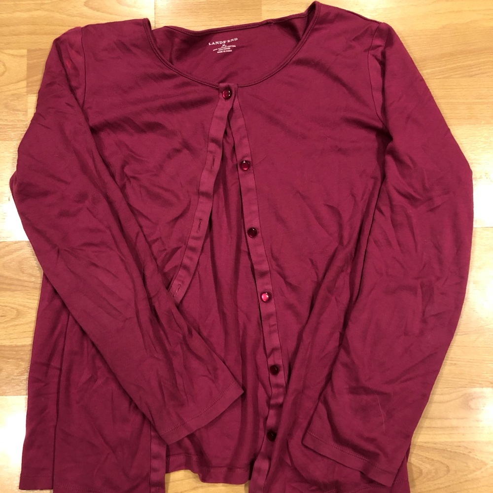 Lands end cardigan
